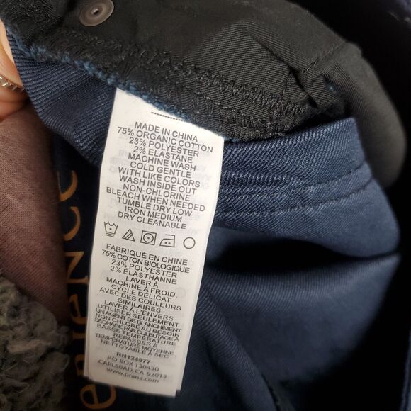 Prana Bridger Jean Mens 30x36 Blue Slim Fit Straight Leg Stretch Denim 5 Pocket - Picture 9 of 11